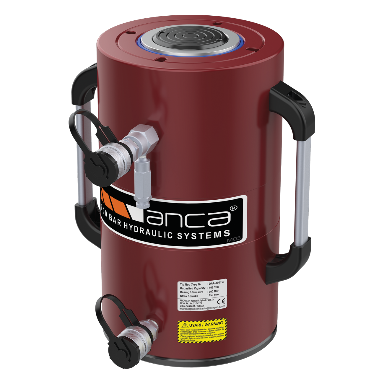 Double Acting, Aluminium Cylinders DAA