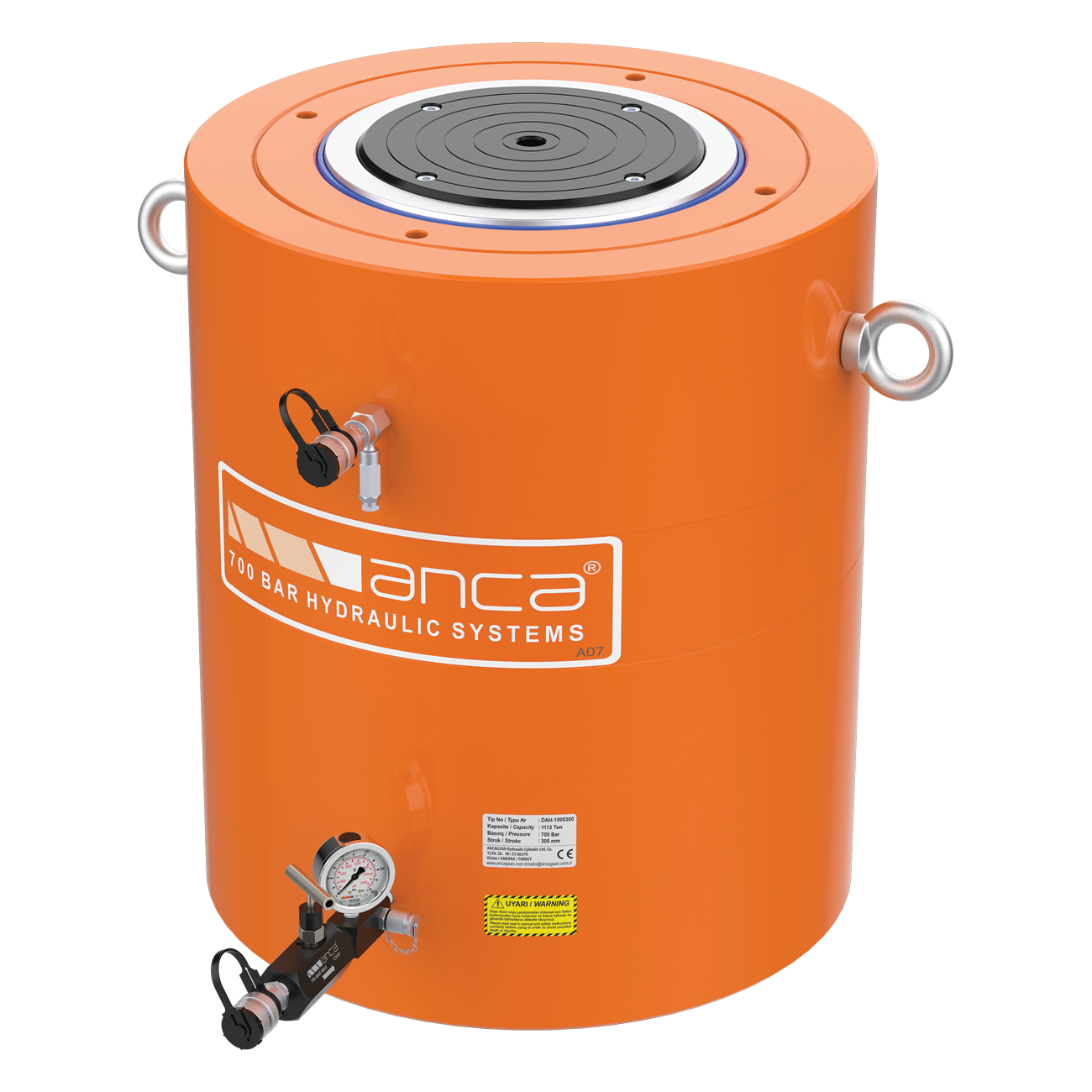 Double Acting, High Tonnage Cylinders DAH