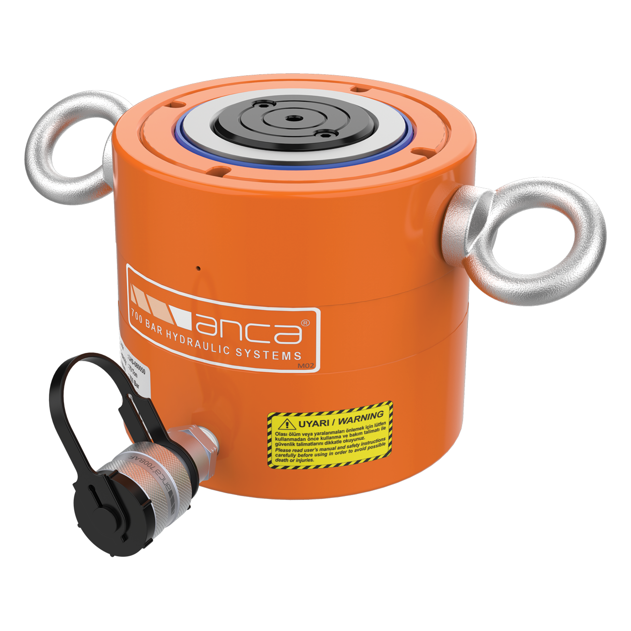 Single Acting, Spring Return, Low Profile Cylinders LHS