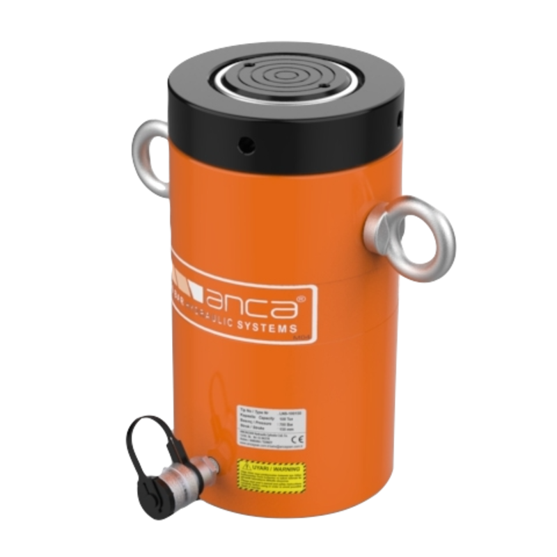 Single Acting, Spring Return, Lock Nut, Stop Ring Cylinders LNS