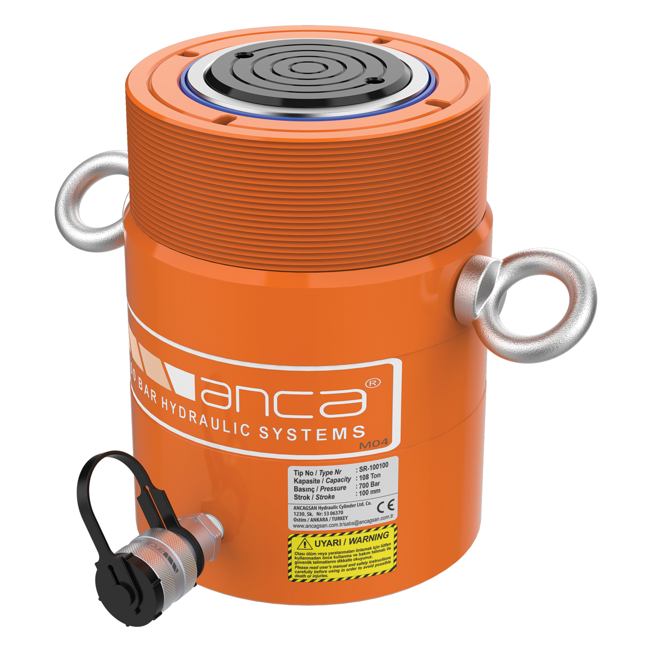 Single Acting, Spring Return Cylinders SR